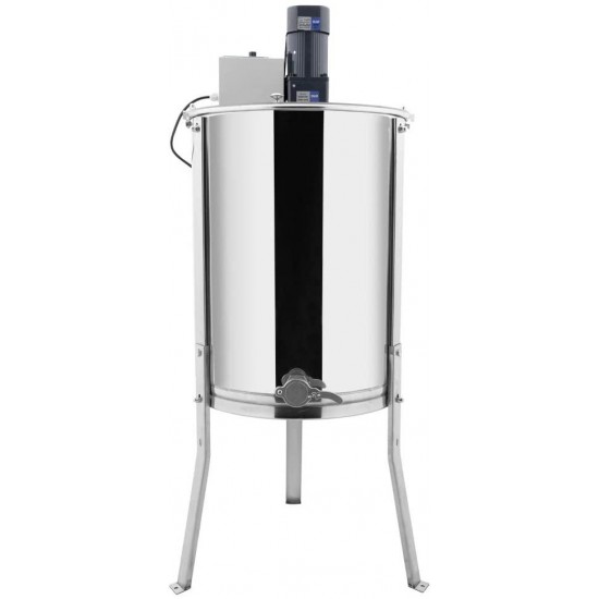 VINGLI Electric 4 Frame Honey Extractor Separator,Food Grade Stainless Steel Honeycomb Spinner Drum with Adjustable Height Stands,Beekeeping Pro Extraction Apiary Centrifuge Equipment