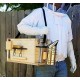 REGIVA Beekeeper Tools Box - 7pcs Beekeeping Supplies - Beekeeping Wooden Toolbox Kit - Bee hive Nuc Transportation Box - Bee Box - Beehive Frames - Bee Supplies - Bee Smoker - Bee Hive Tools -