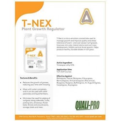 Quali-Pro T-Nex Plant Growth Regulator (Primo Maxx) - Manage Growth, Improve Quality and Color, Helps Produce Healthy, Durable Blades in Turf Grass (1 Gallon)