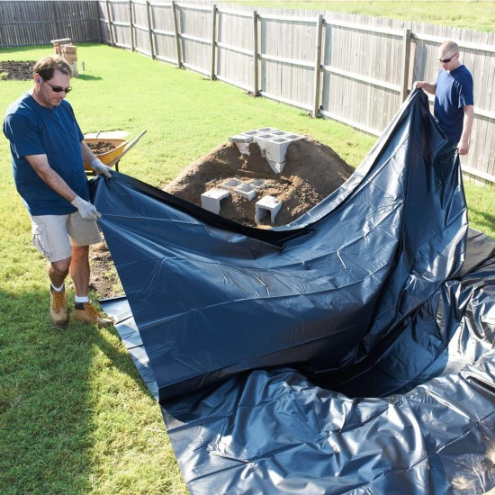 TotalPond pond skins Pond Liner, 13 by 20-Feet