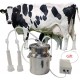 BEETLA Electric Pulsation Milking Machine 5L Portable Cow Milking Machine with 2 Teat Milker with Automatic Stop Device