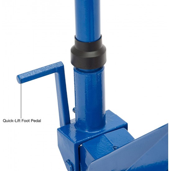 AC Hydraulics DK13HLQ Long Reach Hydraulic Jack, Blue, 1.3 Ton