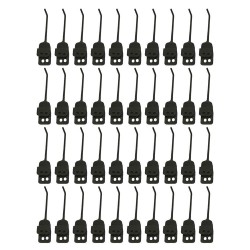 40 Pk Left Hand Rubber Mounted Rake Teeth Fits Ford Fits New Holland 216 258 259