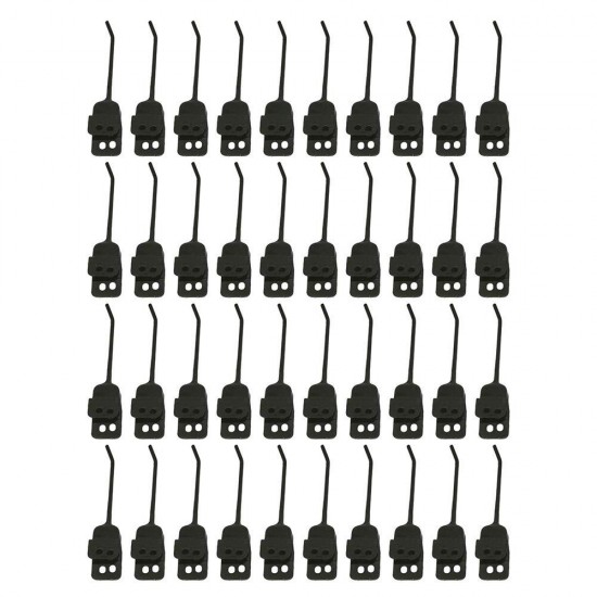 40 Pk Left Hand Rubber Mounted Rake Teeth Fits Ford Fits New Holland 216 258 259