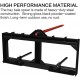 49 Inch Tractor Hay Spear Attachment EBESTTECH 3,000LBS Spike Skid Steer Quick Attach Bobcat Tractors with 1pc Red Hay Spear + 2pcs Black Stabilizer Spears Spike Fork Tine