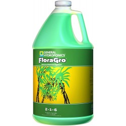 General Hydroponics Flora Grow, Bloom, Micro Combo Fertilizer set, 1 Gallon (Pack of 3)