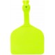 Z Tags 1000 Count 1-Piece Blank Feedlot Tags, Chartreuse