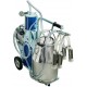 INTBUYING 25L Electric Piston Cow and Goat Milker 550W with Regulator and Stainless Steel Bucket 110V Farm Suction Milking Machine