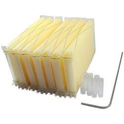 TFCFL 7X Auto Hive Frames Honey Beehive Frames Kit Beekeeping Honey Raw Harvesting Upgraded (Bee Frames Only)