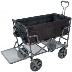 Mac Sports Heavy Duty Steel Double Decker Collapsible Yard Cart Wagon …