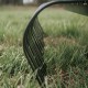 Titan Attachments 5-Ft Landscape Rake for Compact Tractors, Quick Hitch Compatible Tow-Behind Garden Tool