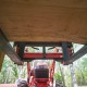 Titan Attachments Skid Steer 42 in Pallet Fork Frame 2 in Trailer Hitch Receiver for Bobcat Case Kubota 3 Point Tractor