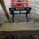 Titan Attachments Skid Steer 42 in Pallet Fork Frame 2 in Trailer Hitch Receiver for Bobcat Case Kubota 3 Point Tractor