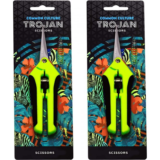 Trimbag Premium Complete Dry Trimming Kit Bundle with 4 Common Culture Trimming Scissors, 1 Pair of Grow Crew Ratchet Hangers, 10 Pack of Turkey Bags and Accessories (7 Items)