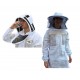 OZ ARMOUR Beekeeping Suit Ventilated Poly Cotton Extra Cool Beekeeper Costume Kit with 2 Hoods Fencing/Folding & Round Brim Hat (4-XL)