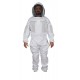 OZ ARMOUR Beekeeping Suit Ventilated Poly Cotton Extra Cool Beekeeper Costume Kit with 2 Hoods Fencing/Folding & Round Brim Hat (4-XL)