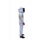 OZ ARMOUR Beekeeping Suit Ventilated Poly Cotton Extra Cool Beekeeper Costume Kit with 2 Hoods Fencing/Folding & Round Brim Hat (4-XL)