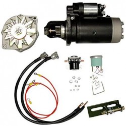 DB Electrical AKT0017 New Alternator Starter Conversion Kit For John Deere Tractor 3010 3020 4010 4020 24 to 12 volt SE501474 TY16172