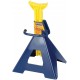 Hein-Werner HW93506 Blue/Yellow Jack Stands, 6 Ton Capacity (Set of 2)