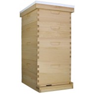 Amish Made in USA Complete Langstroth Bee Hive Includes Frames and Foundations (2 Deep, 2 Medium)