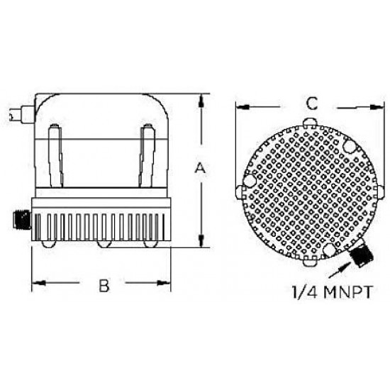 Little Giant 501004 205GPH Direct Drive Submersible Pump