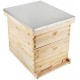 Happybuy Bee Hive 20 Frame,Beehive Box 10 Deep and 10 Medium Frames, Langstroth Wooden Beehive Kit for Beginners and Pro Beekeepers