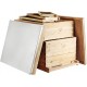 Happybuy Bee Hive 20 Frame,Beehive Box 10 Deep and 10 Medium Frames, Langstroth Wooden Beehive Kit for Beginners and Pro Beekeepers