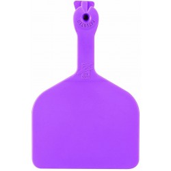 Z Tags 1000 Count 1-Piece Blank Feedlot Tags, Purple