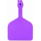 Z Tags 1000 Count 1-Piece Blank Feedlot Tags, Purple