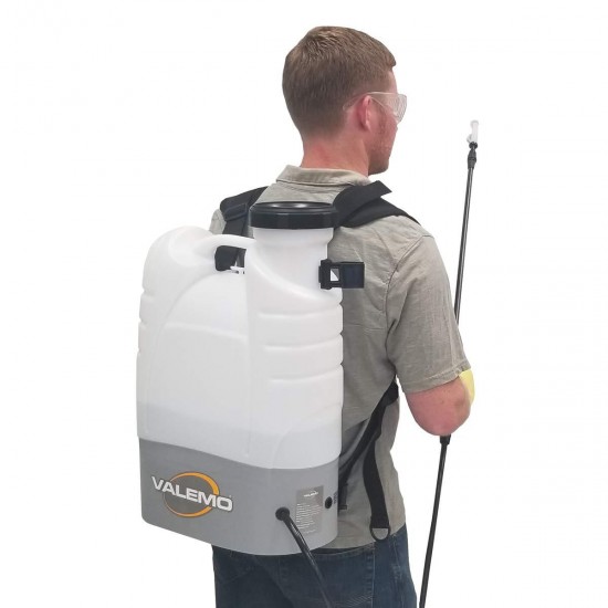 VF-ES100 Cordless Electrostatic Backpack Sprayer for Total Coverage Spraying of Disinfectant Solutions and More.