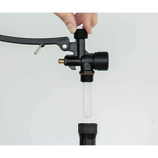 105Ex Effortless Backpack Sprayer - 20V Lithium Long Battery Life with High Grade Seals & O-Ring, Brass Wand & Nozzle