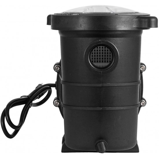 SHZOND Swimming Pool Pump 1.5HP 110/220V Pool Pump Single Speed 1100W in/Above Ground Pool Pump (1.5HP)