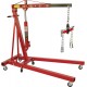 Strongway Hydraulic Engine Hoist with Load Leveler - 2-Ton Capacity, 1in.-82 5/8in. Lift Range