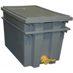 Mann Lake HH231 Plastic Uncapping Tank, Gray