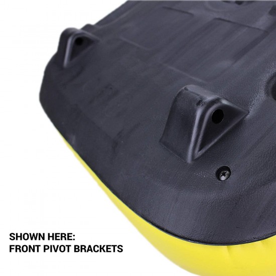 E-AM136044 DirectFit Yellow Seat for John Deere X530, X520, X500, X360, X340, X324, X320, X300R, X304, X300, X305R, X310, X330, X350, X350R, X354, X384, X380, X370, X394+