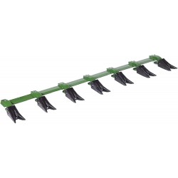 Heavy Hitch Green 49 Inch Bucket Tooth Bar for Sub-Compact Tractor No Drilling Required | Heavy Duty Design Made in USA