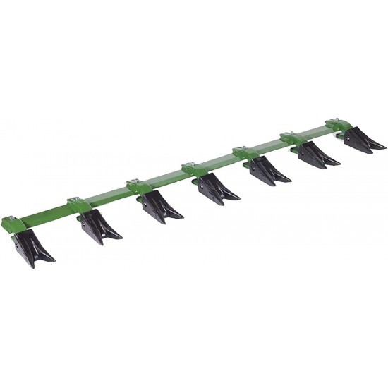 Heavy Hitch Green 49 Inch Bucket Tooth Bar for Sub-Compact Tractor No Drilling Required | Heavy Duty Design Made in USA