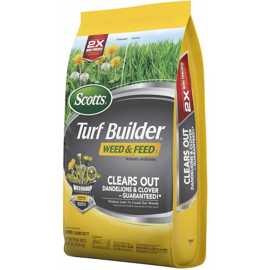 Scotts 25009 Not Available Turf Builder Weed and Feed (Not Sold in Pinellas County, FL), 15,000 sq. ft