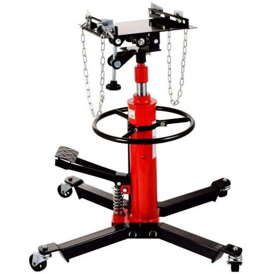 1660 LBS Transmission Jack, 2 Stage Hydraulic with 360°, 34