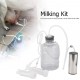 HEEPDD Electric Milking Machine Kit, 3L High Configuration Minitype Milker Machine Household Electric Goat Sheep Cow Milking Machine with Vacuum-Pulse Pump