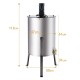 CO-Z Electric Honey Extractor SS Beekeeping Equipment Spinner Drum with Stand (4 Frame)