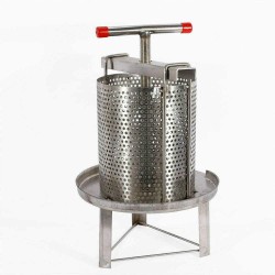 LOYALHEARTDY Mesh Honey Pressing Machine, Stainless Steel Honey Press Household Manual Honey Press Wax Press Beekeeping