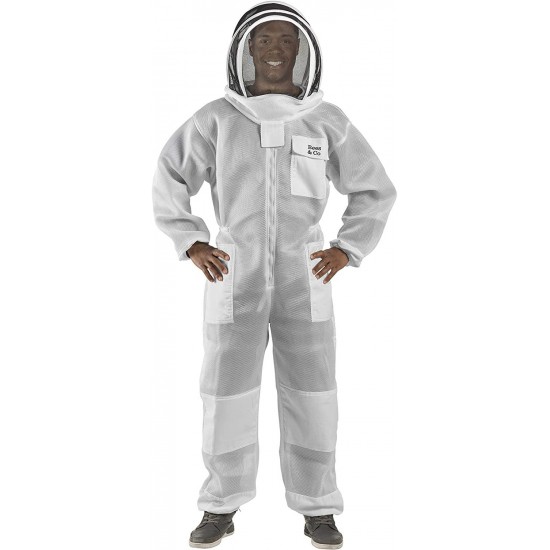 Bees & Co U84 Ultralight Beekeeper Suit with Fencing Veil