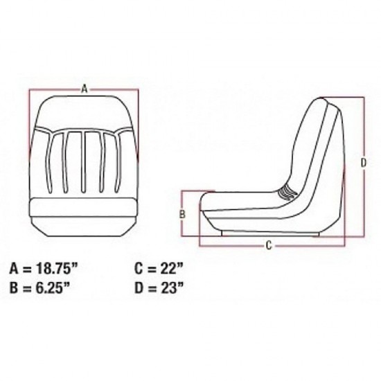 6669135 BobCat Skid-Steer Loaders Replacement Seat