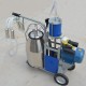 25L Electric Milking Machine Milker 1440 RPM 10-12 Cows per Hour Milker Machine 0.55 KW Milking Equipment,for Farm Cows Goats Sheep 304 Stainless Steel Bucket,Portable Milking Machine,110V