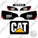 Caterpillar 246C 2-Speed High Flow XPS Decal Kit Skid Steer