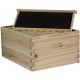 NuBee Starter 10 Frame Beehive Kit - Includes 2 Hive Bodies, 1 Super Box, Pine Frames, Wax Coated Foundations and More