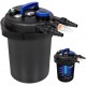 Best Choice Products 4000L Pressure Bio Filter for Pond w/ 13W UV Sterilizer Purifier Light, Flow Indicator - Black/Blue