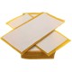 30Pcs Beehive Brood Box Wired Wax Foundation Honeycomb Sheets Beekeeping Tools