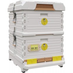 Apimaye Ergo Plus Langstroth Size Insulated Bee Hive Set [No Frames Included] (White)